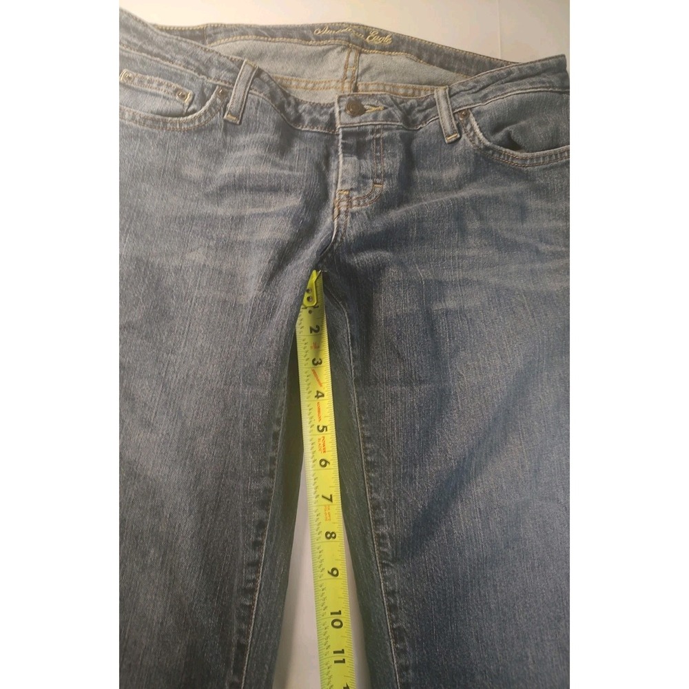 American Eagle Favorite Brand Stretch Jeans Ladies 10 Long Five Pocket